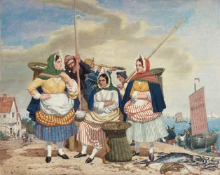 Fischmarkt am Meer